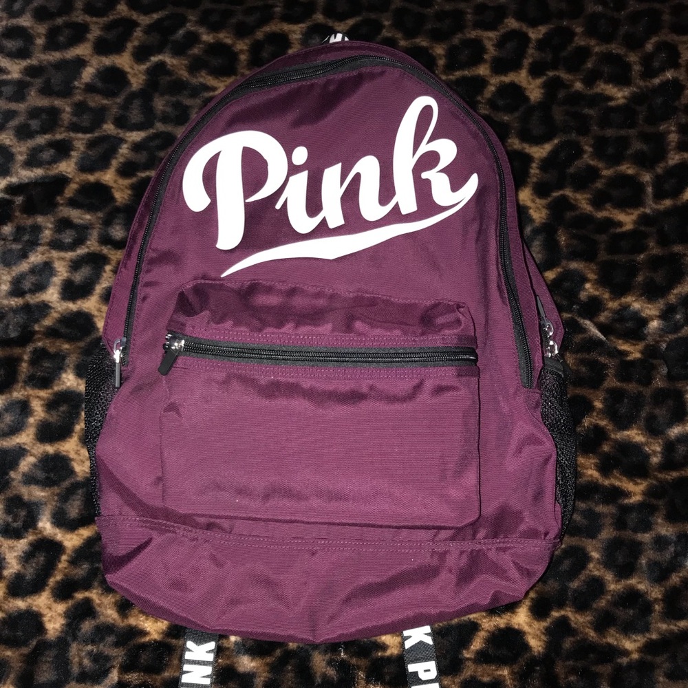 PINK maroon backpack